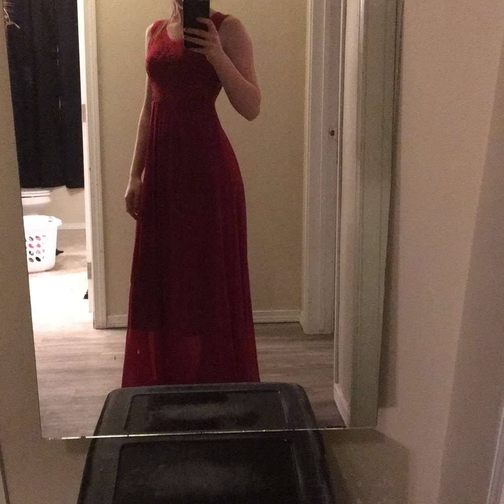 Red dress